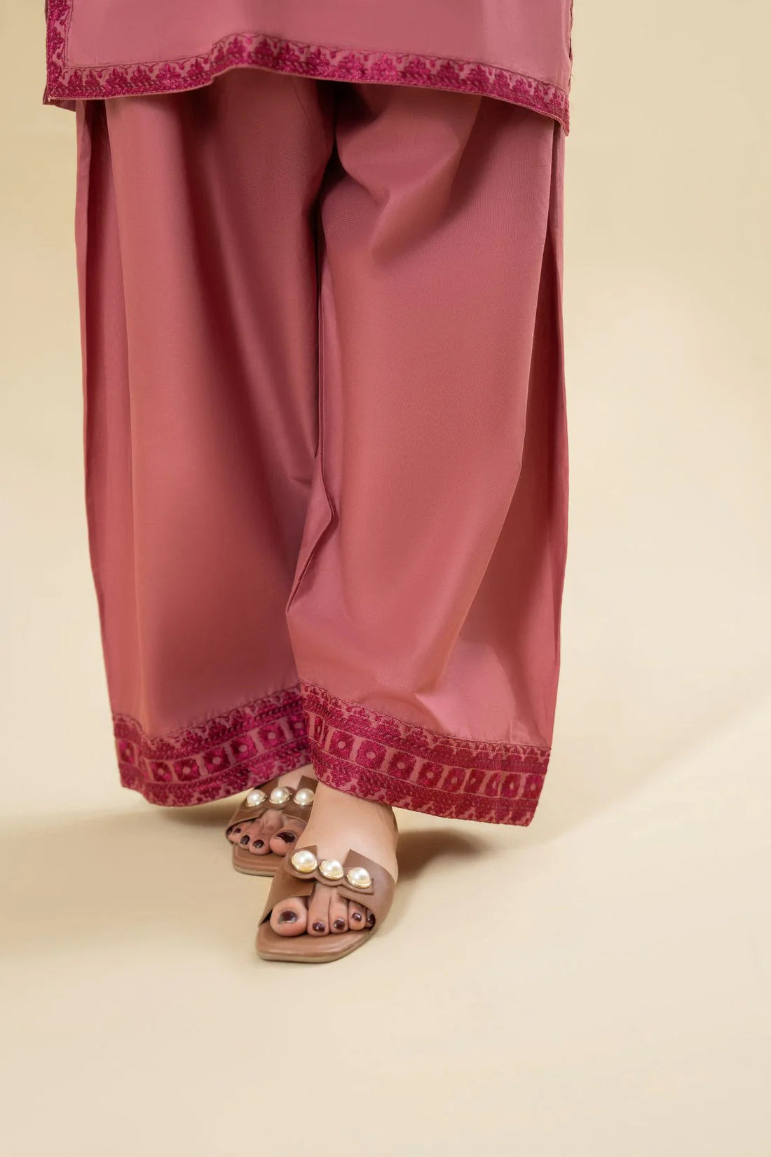 RUBY - 2PC Unstitched Dhanak Embroidered