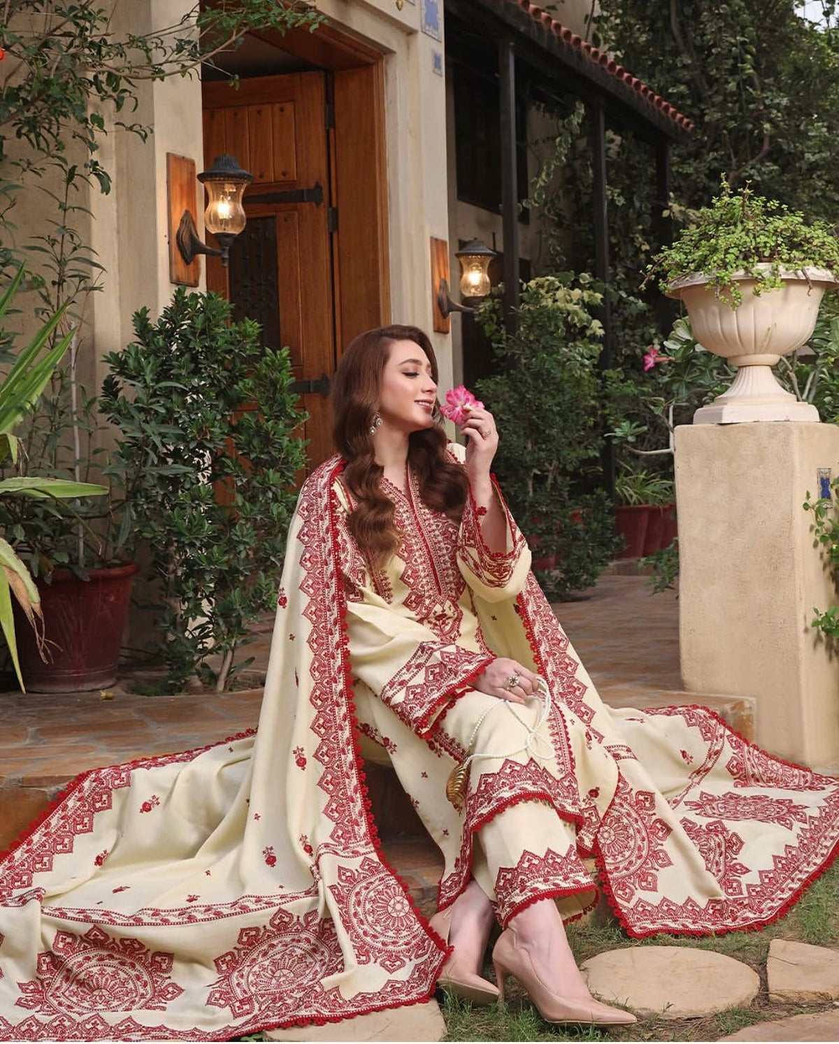 ANEELA’S MOST DEMANDING - 3PC Unstitched Dhanak Embroidered